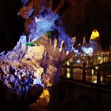 旅行社批发团购 桂林旅游跟团线路 古东瀑布+冠岩乡村环保一日游